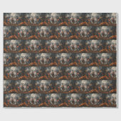 Great Dane Halloween Spoken Cadeaupapier (Vlak)