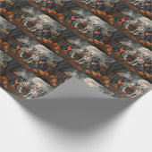 Great Dane Halloween Spoken Cadeaupapier (Hoek)