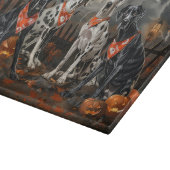 Great Dane Halloween Spoken Snijplank (Hoek)