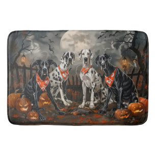 Great Dane Halloween Spokenword Badmat