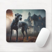 Great Dane Halloween Verschrikkelijk Muismat (Met muis)