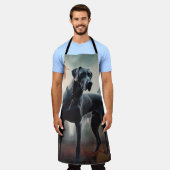 Great Dane Halloween Verschrikkelijk Schort (Gedragen)