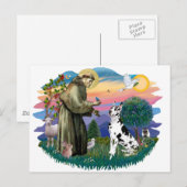 Great Dane (Harlekijn) Briefkaart (Voorkant / Achterkant)
