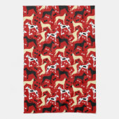 Great Dane Harlequin Fawn Black Danes Theedoek (Verticaal)