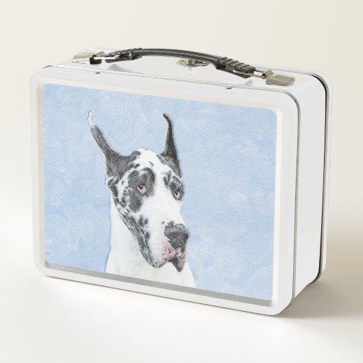 Great Dane (Harlequin) schilderen - Oorspronkelijk (Achterkant)