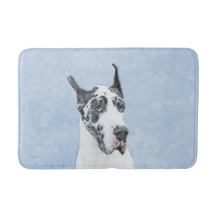 Great Dane (Harlequin) schilderen - Oorspronkelijk Badmat