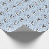 Great Dane (Harlequin) schilderen - Oorspronkelijk Cadeaupapier (Hoek)