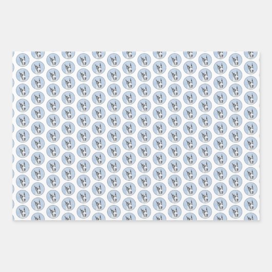 Great Dane (Harlequin) schilderen - Oorspronkelijk Inpakpapier Vel (Voorkant 2)