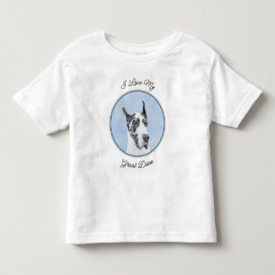 Great Dane (Harlequin) schilderen - Oorspronkelijk Kinder Shirts
