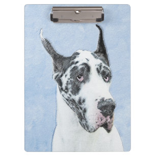 Great Dane (Harlequin) schilderen - Oorspronkelijk Klembord