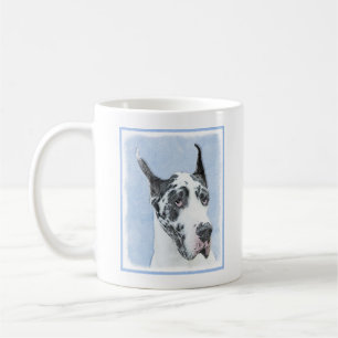 Great Dane (Harlequin) schilderen - Oorspronkelijk Koffiemok