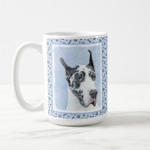 Great Dane (Harlequin) schilderen - Oorspronkelijk Koffiemok