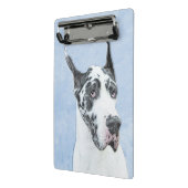 Great Dane (Harlequin) schilderen - Oorspronkelijk Mini Klembord (Angled2)
