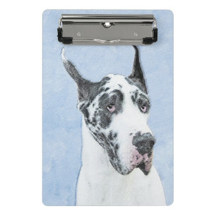 Great Dane (Harlequin) schilderen - Oorspronkelijk Mini Klembord