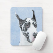 Great Dane (Harlequin) schilderen - Oorspronkelijk Muismat (Met muis)
