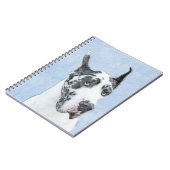 Great Dane (Harlequin) schilderen - Oorspronkelijk Notitieboek (Linkerzijde)