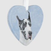 Great Dane (Harlequin) schilderen - Oorspronkelijk Ornament (voorkant)