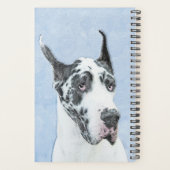 Great Dane (Harlequin) schilderen - Oorspronkelijk Planner (Achterkant)