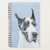 Great Dane (Harlequin) schilderen - Oorspronkelijk Planner (Voorkant)