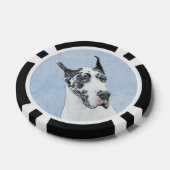 Great Dane (Harlequin) schilderen - Oorspronkelijk Poker Chips (Enkel)