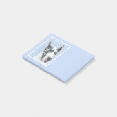 Great Dane (Harlequin) schilderen - Oorspronkelijk Post-it® Notes (Schuin)