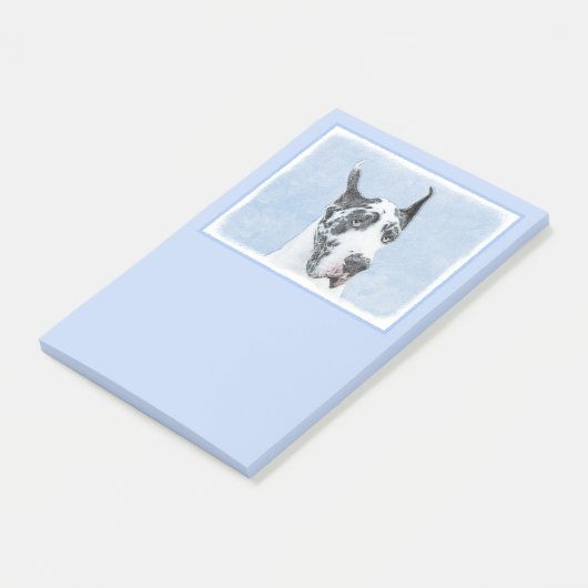 Great Dane (Harlequin) schilderen - Oorspronkelijk Post-it® Notes (Schuin)