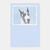Great Dane (Harlequin) schilderen - Oorspronkelijk Post-it® Notes (Voorkant)