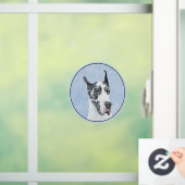 Great Dane (Harlequin) schilderen - Oorspronkelijk Raamsticker (Huis)