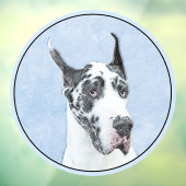 Great Dane (Harlequin) schilderen - Oorspronkelijk Raamsticker (Vel 3)