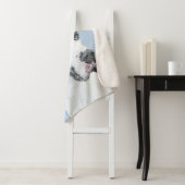 Great Dane (Harlequin) schilderen - Oorspronkelijk Sherpa Deken (In situ)