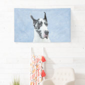 Great Dane (Harlequin) schilderen - Oorspronkelijk Spandoek (Insitu)