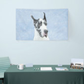 Great Dane (Harlequin) schilderen - Oorspronkelijk Spandoek (Beurs)