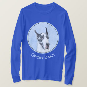 Great Dane (Harlequin) schilderen - Oorspronkelijk T-shirt