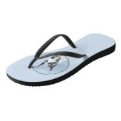 Great Dane (Harlequin) schilderen - Oorspronkelijk Teenslippers (Schuin)