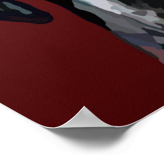 Great Dane Harly Face Poster (Hoek)