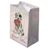 Great Dane Heart Mam Medium Cadeauzakje (Achterkant Gekanteld)