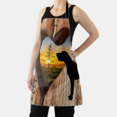 Great Dane Heart Sunset Apron Schort (Insitu)