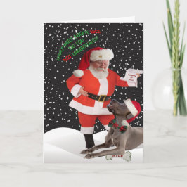 Great Dane heeft Nice-kaarten niet begrepen Feestdagen Kaart