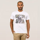 Great Dane herkomst taal T-shirt (Voorkant volledig)
