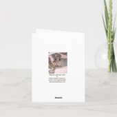 Great Dane Hero Sketch wenskaart Kaart (Achterkant)