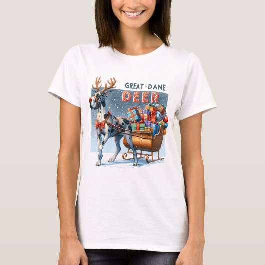 Great-Dane Hert T-shirt (Voorkant)