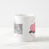 Great Dane Holds Heart Merle Koffiemok (Center)