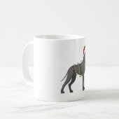Great Dane Holiday-kerstverlichting Koffiemok (Voorkant links)