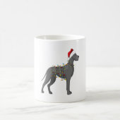 Great Dane Holiday-kerstverlichting Koffiemok (Center)
