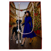 Great Dane Holiday Medium Cadeauzakje (Achterkant)