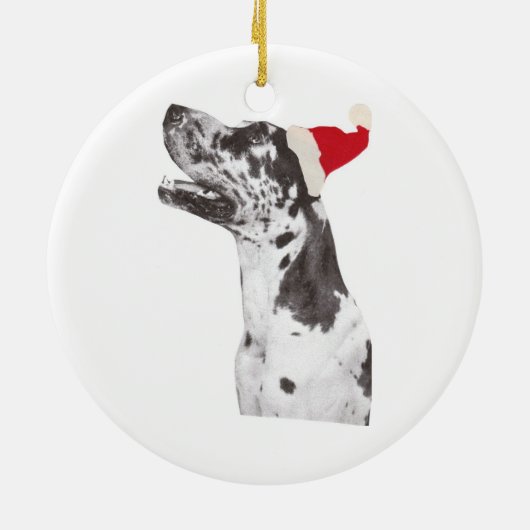 Great Dane Holiday Ornament (Achterkant)