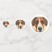 Great Dane Hond 3D Geïnspireerd Confetti (Achterkanten)