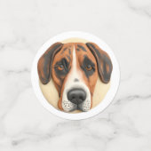 Great Dane Hond 3D Geïnspireerd Confetti (Kleine voorkant)