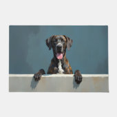 Great Dane Hond deurmat Kunst (Voorkant)