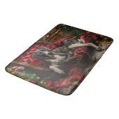 Great Dane Hond Kerst Feestelijk Badmat (Gekanteld)
